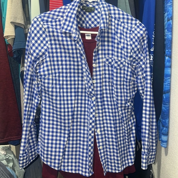 Blue checkered flannel - Picture 2 of 4